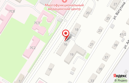 Парикмахерская Гранд на улице Карбышева на карте