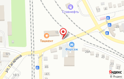 Рекламный щит 3х6м. на улице Гагарина на карте