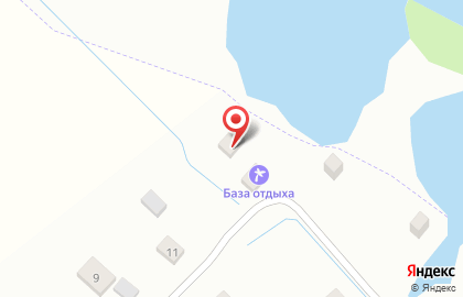 База отдыха в Архангельске на карте