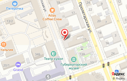 Продуктовый магазин Луч на Советской улице на карте