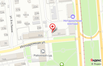 Контактный центр Правовой кадастр на Ипподромной улице на карте