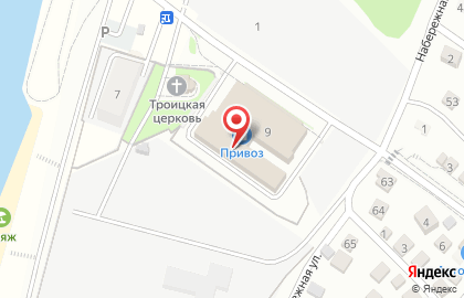 Сеть супермаркетов Магнит в Краснослободске на карте