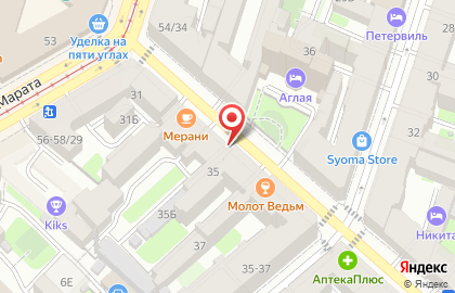Кофейня DOZA cafe на Лиговском проспекте на карте
