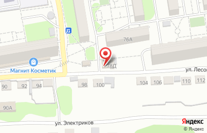 Парикмахерская Делис в Свердловском районе на карте