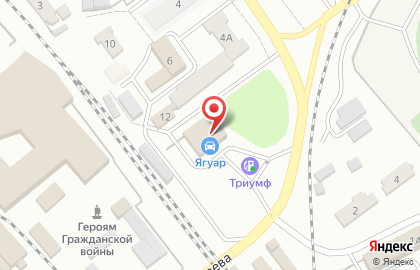 Автосервис в Оренбурге на карте
