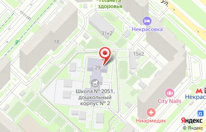 Детский сад №2725 на карте