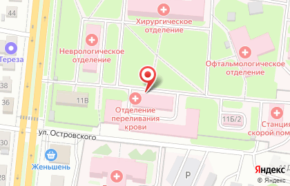Муромская городская больница №3 на улице Войкова на карте
