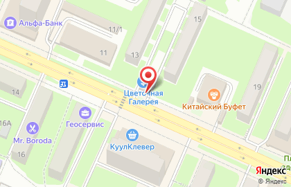 Цветочная галерея на карте