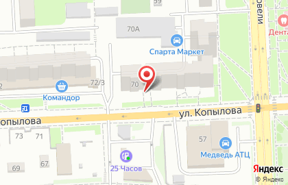 Многопрофильный медицинский центр Оптимус в Октябрьском районе на карте