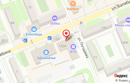 втб 24, пао на улице Балябина на карте