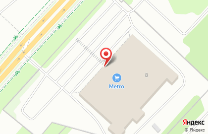Гипермаркет Metro Cash & Carry в Октябрьском районе на карте