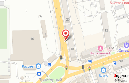 Микрокредитная компания Просто деньги в Тракторозаводском районе на карте