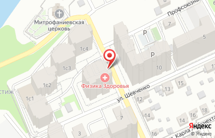 Преображение на улице Лейтенанта Шмидта на карте