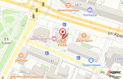 Салон красоты Saxap на улице Красная Пресня на карте