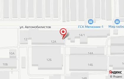 Магазин в Челябинске на карте