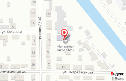 Средняя общеобразовательная школа №2 в Кизилюрте на карте