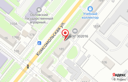 Магазин сантехники РосСанТех на Комсомольской улице, 185 на карте