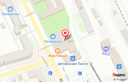 Торговый центр Лиски на карте