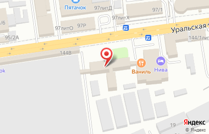 Торгово-сервисная фирма на Уральской улице на карте