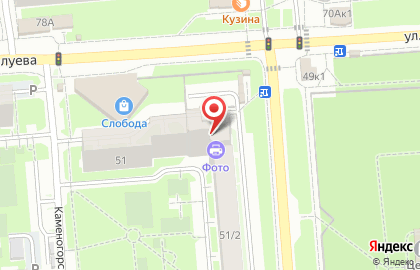 Банкомат Банк Левобережный на улице Забалуева на карте