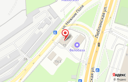 Компания СантехСервис на улице Нижние Поля на карте