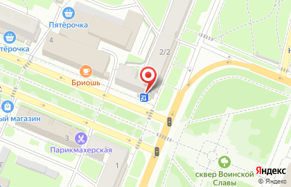 Магазин Верный в Великом Новгороде на карте