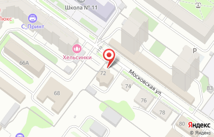 Торгово-производственная компания Промтехсервис на Московской улице на карте