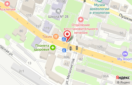 Киоск печатной продукции Владпресса на Светланской улице на карте