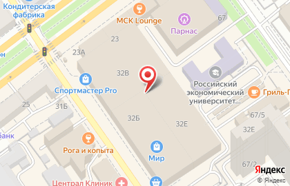 Пункт быстрого питания Робин Сдобин на Средне-Московской улице на карте