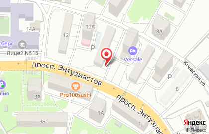Лингвистический центр Клевер на проспекте Энтузиастов на карте