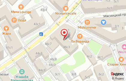 Регистрационное Бюро reg-moscow-rf.RU на Мясницкой улице на карте