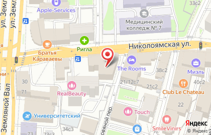Служба курьерской доставки СберЛогистика на Николоямской улице на карте