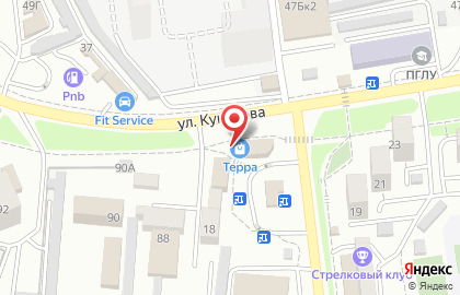 Торговая компания Терра на улице Куникова на карте