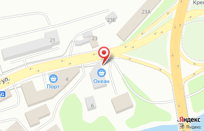 Магазин Океан на Ново-Московской улице на карте