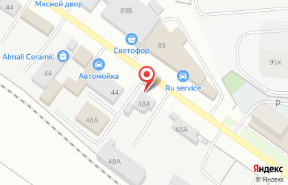 Автомойка в Твери на карте