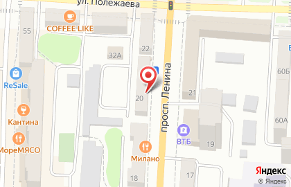 Пекарня Печка на проспекте Ленина на карте