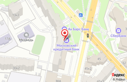 Московский кредитный банк в Ярославле на карте