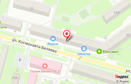 Пекарня Хлебница на улице Космонавта Беляева на карте