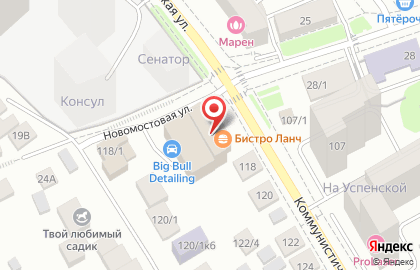 Строительная компания Монолит на Коммунистической улице на карте