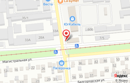 Магазин продуктов на Магистральной улице, д 7/1 на карте