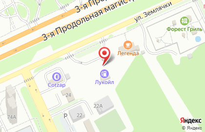 Волгоградский филиал Банкомат, КБ Петрокоммерц на улице Землячки, 74б на карте