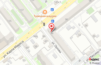 Мини-маркет Орловский на карте