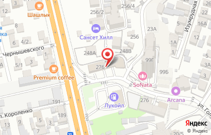 Кафетерий Вишенка в Адлерском районе на карте