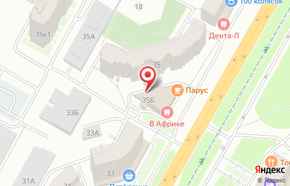 Миледи на улице Юрия Гагарина на карте