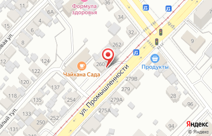 Шиномонтажная мастерская на улице Промышленности на карте