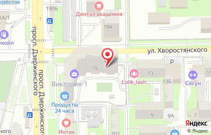 Служба доставки Японопапа на улице Хворостянского на карте