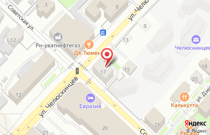 Управление по делам архивов Тюменской области в Тюмени на карте