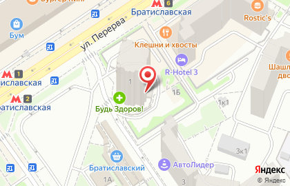 Ремонт стиральных машин Индезит на Мячковском бульваре на карте