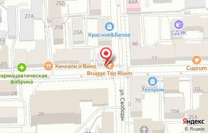 Трикси на Московской улице на карте