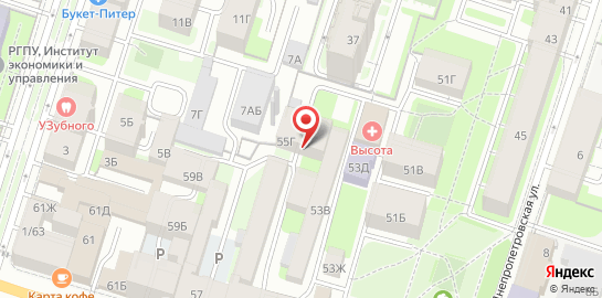 Ветеринарный центр Белый Бим на метро Обводный канал на карте